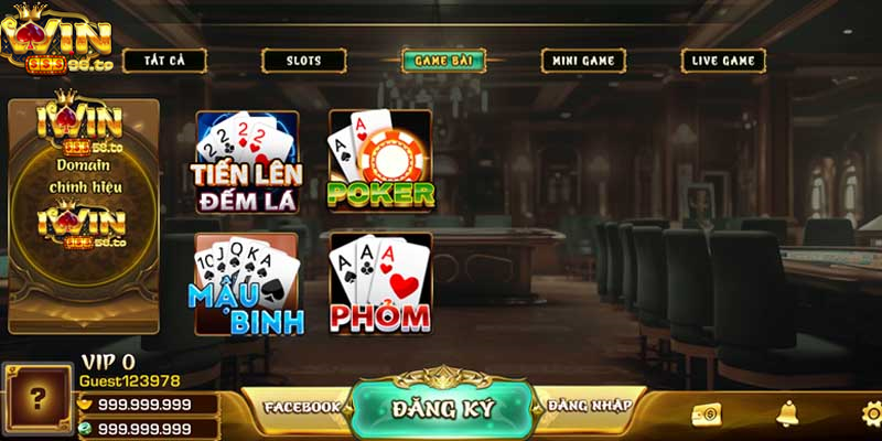 Giới thiệu về sảnh game bài iWin
